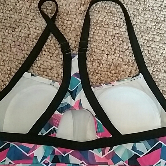 Muti color Charm Leaks razorback tankini size xs. - Picture 5 of 7